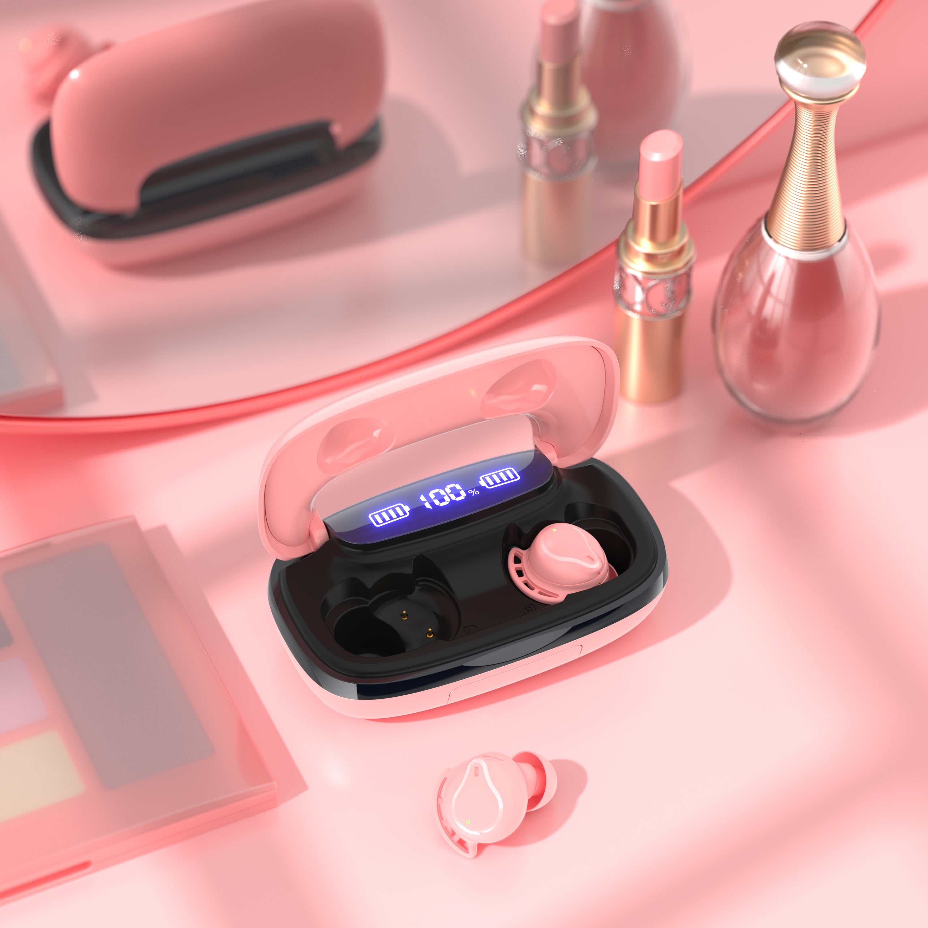 3377 Wireless Earbuds-Pink