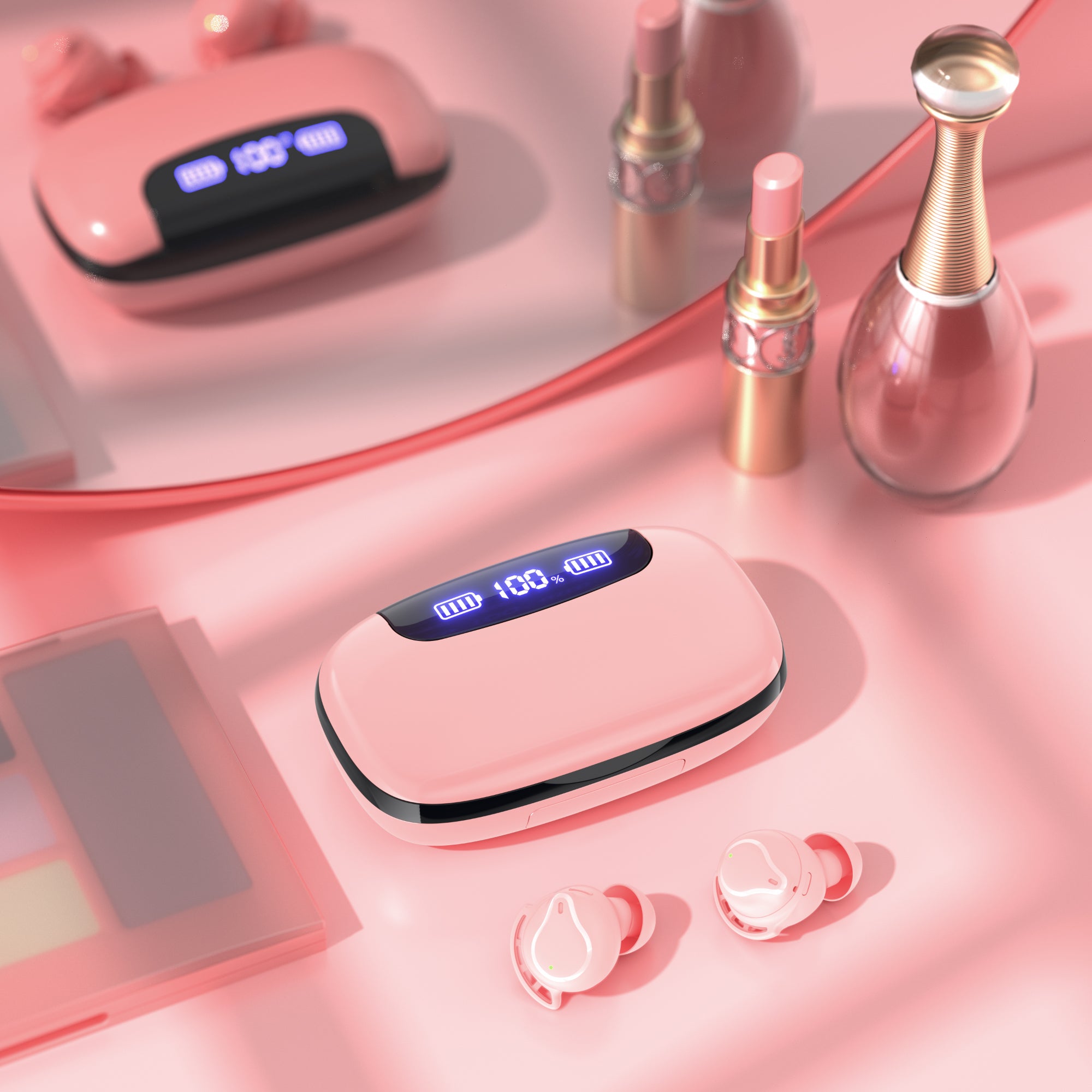 3377 Wireless Earbuds-Pink