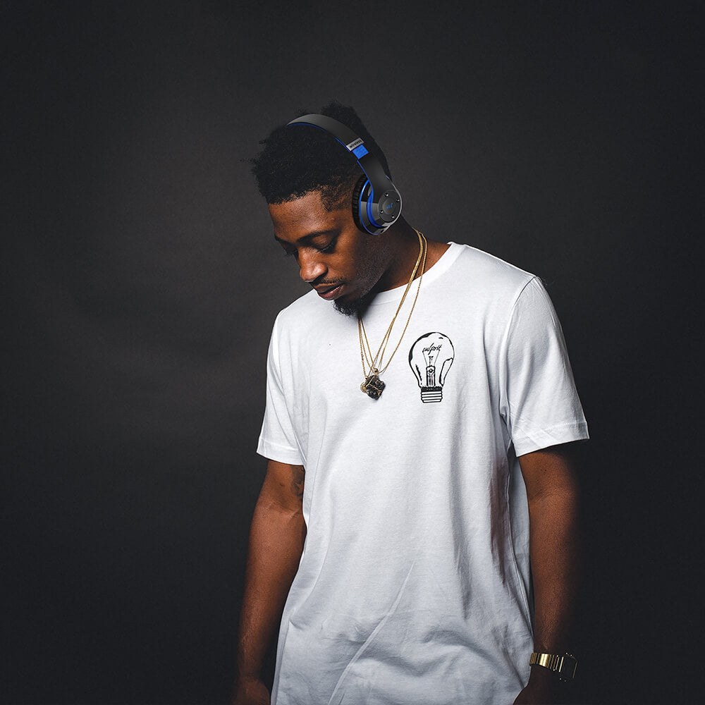 6S Bluetooth Headphones Black Blue