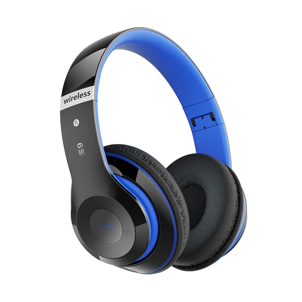 6S Bluetooth Headphones Black Blue