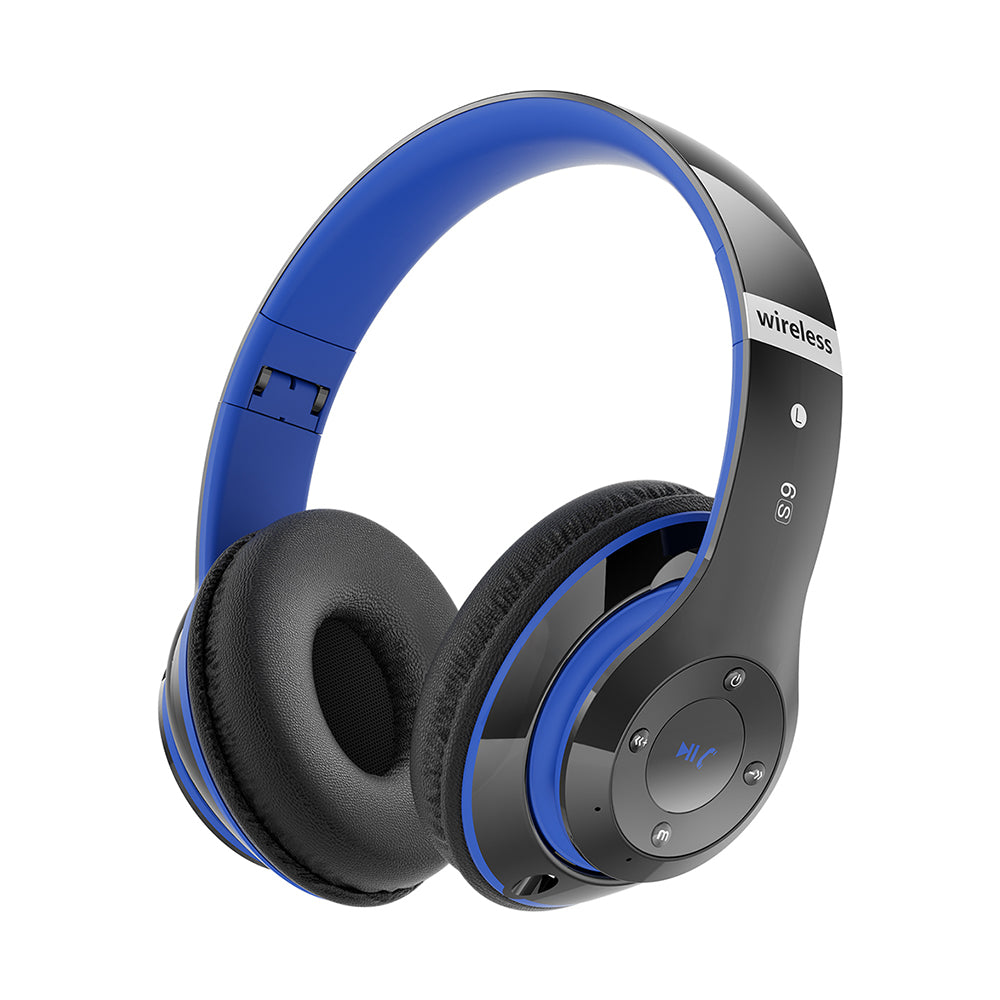 6S Bluetooth Headphones Black Blue